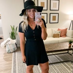 Women’s size medium black mini dress